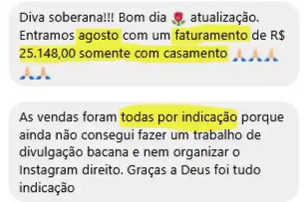 Depoimento de aluna 8